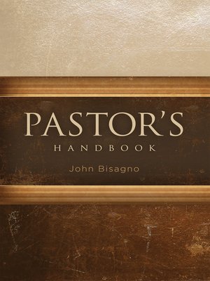 cover image of Pastor's Handbook